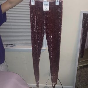 Velvet dusty pink material